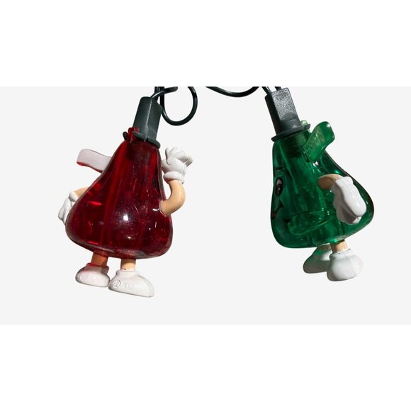 Hersheys Christmas Holiday String Lights With Green and Red Candy Characters - Picture 5 of 12